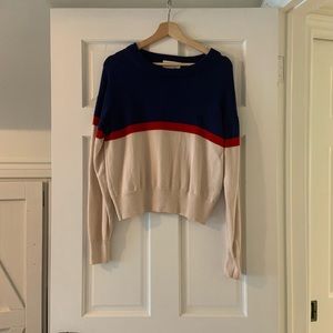 Aritzia Wilfred Free striped sweater in size small.